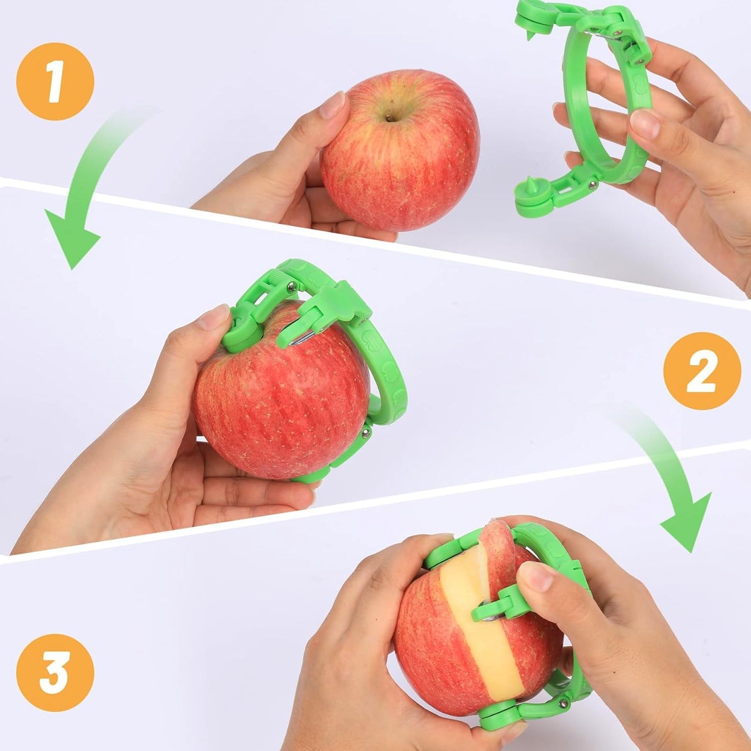 Adjustable Apple Peeler Cutter with Holder Ring Adjustable Apple Peeler Cutter with Holder Ring